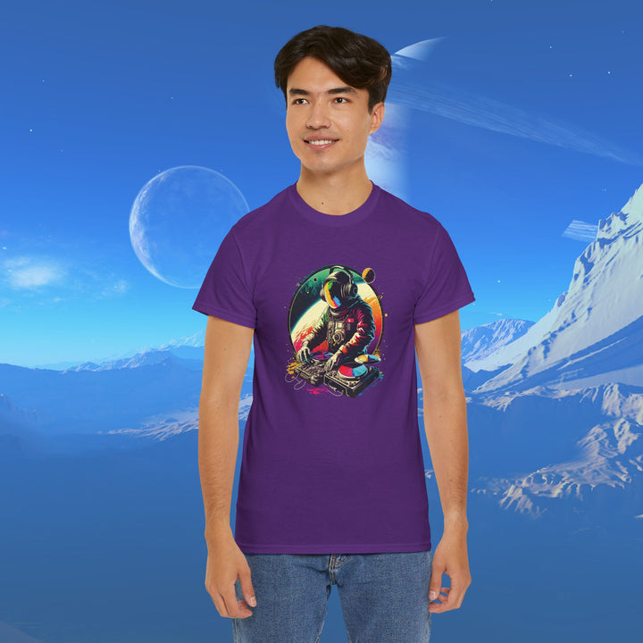 Cosmic DJ Astronaut Graphic T-Shirt - Swag Stash