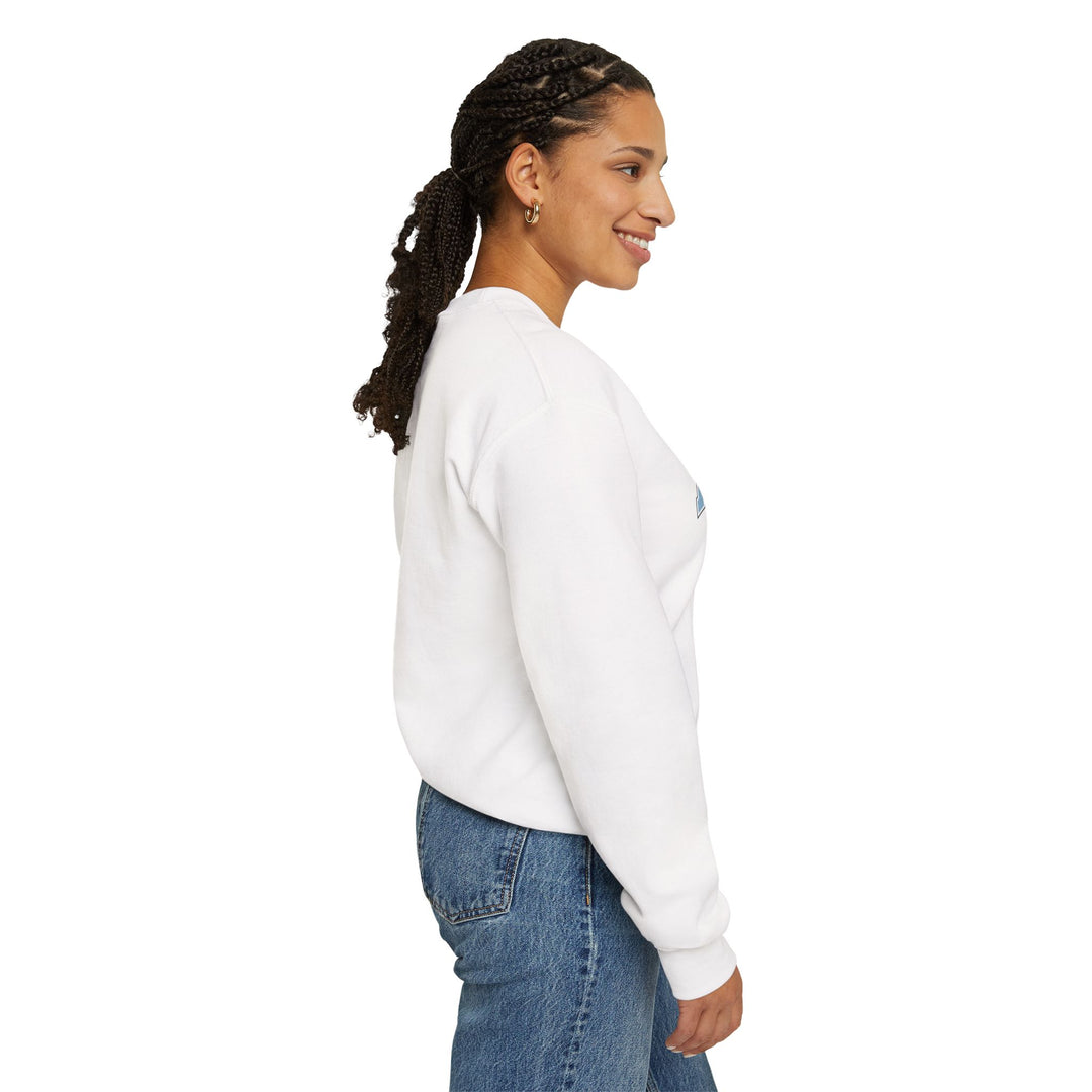 Always Cold Varsity Graphic Sweatshirt by Printify in a cozy fit, featuring bold varsity lettering and soft fabric.