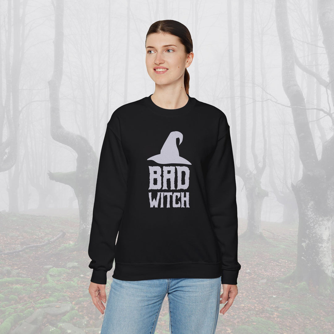 Bad Witch Vibes Unisex Crewneck Sweatshirt