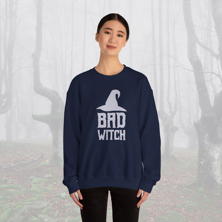 Bad Witch Vibes Unisex Crewneck Sweatshirt