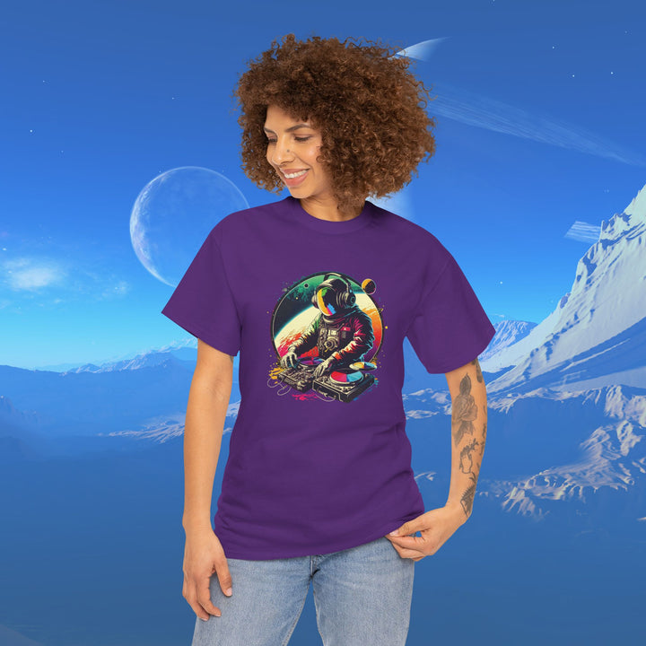 Cosmic DJ Astronaut Graphic T-Shirt - Swag Stash