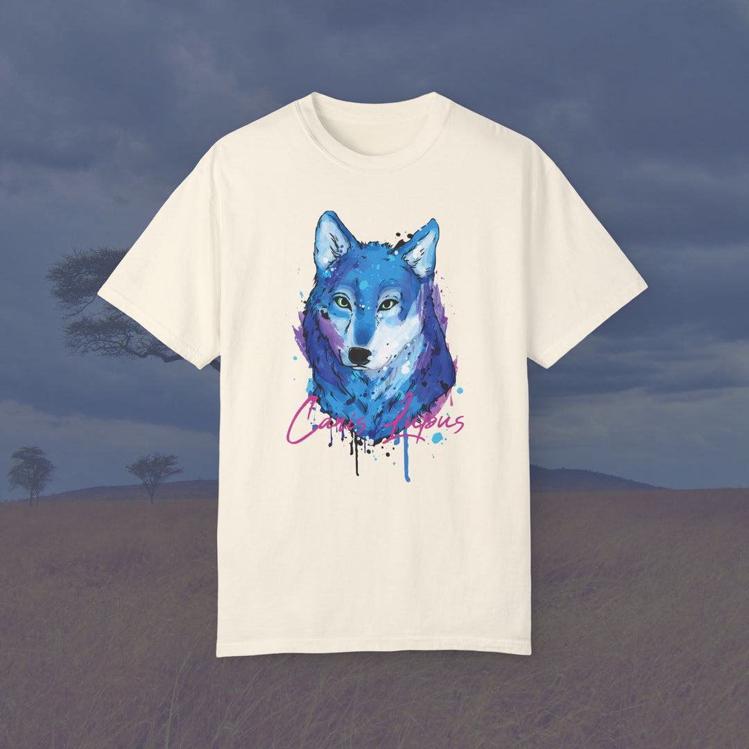 Canis Lupus Wolf Art Unisex Garment-Dyed T-Shirt