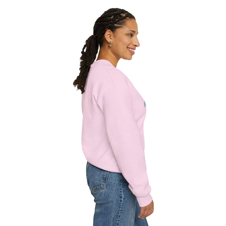 Always Cold Varsity Graphic Sweatshirt by Printify featuring a bold graphic design on a cozy sweatshirt.
