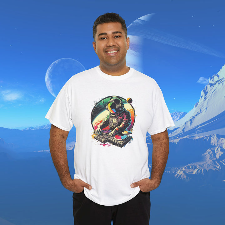 Cosmic DJ Astronaut Graphic T-Shirt - Swag Stash