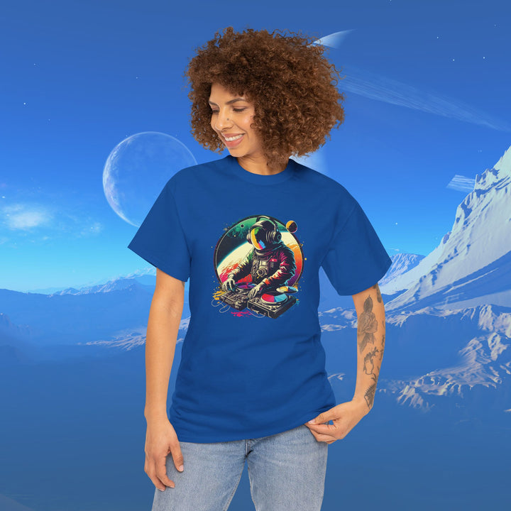 Cosmic DJ Astronaut Graphic T-Shirt - Swag Stash