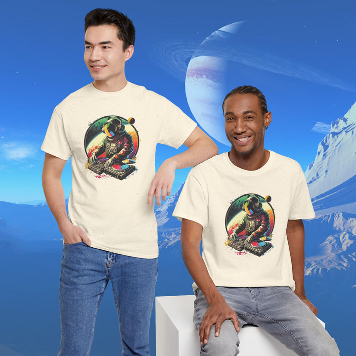 Cosmic DJ Astronaut Graphic T-Shirt - Swag Stash