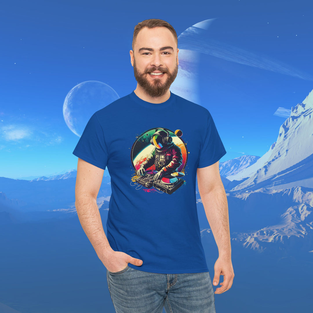 Cosmic DJ Astronaut Graphic T-Shirt - Swag Stash