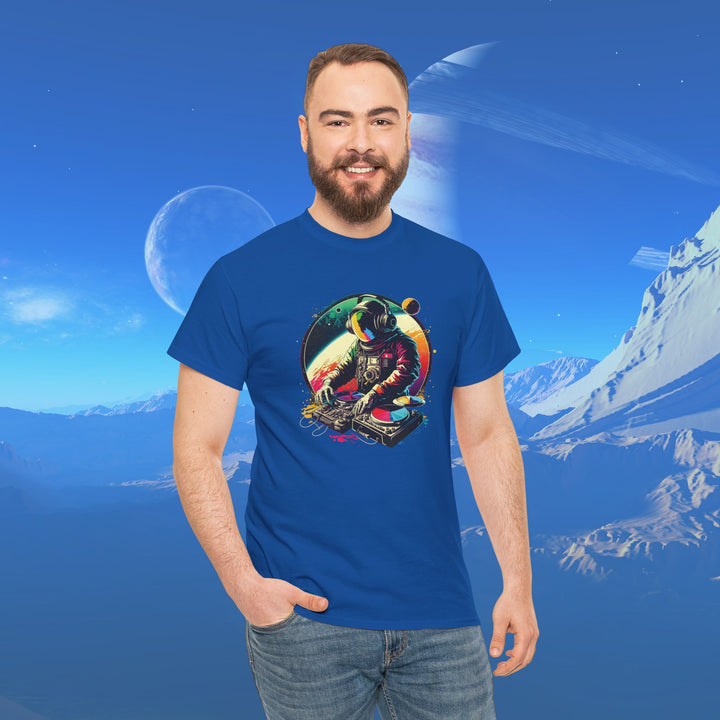 Cosmic DJ Astronaut Graphic T-Shirt - Swag Stash