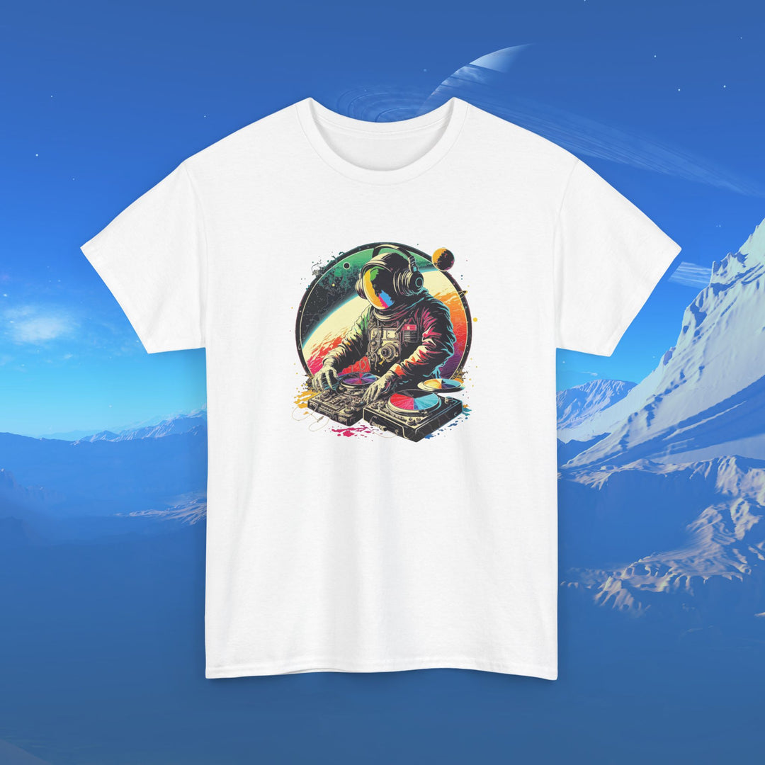 Cosmic DJ Astronaut Graphic T-Shirt - Swag Stash