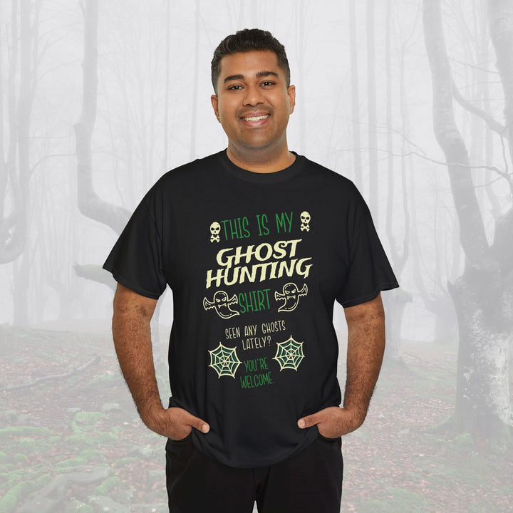 Ghost Hunting Unisex Heavy Cotton Tee