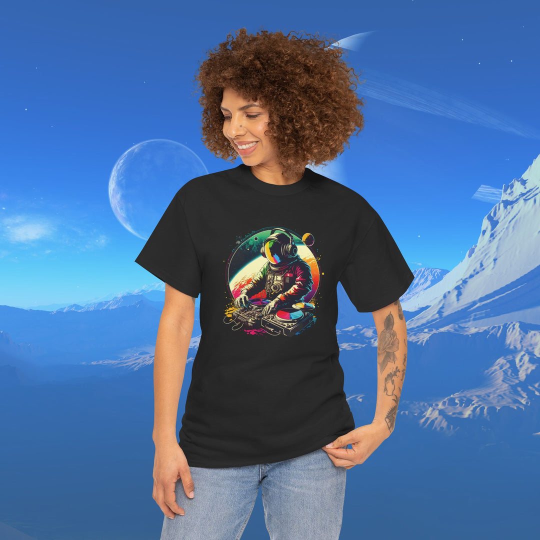 Cosmic DJ Astronaut Graphic T-Shirt - Swag Stash