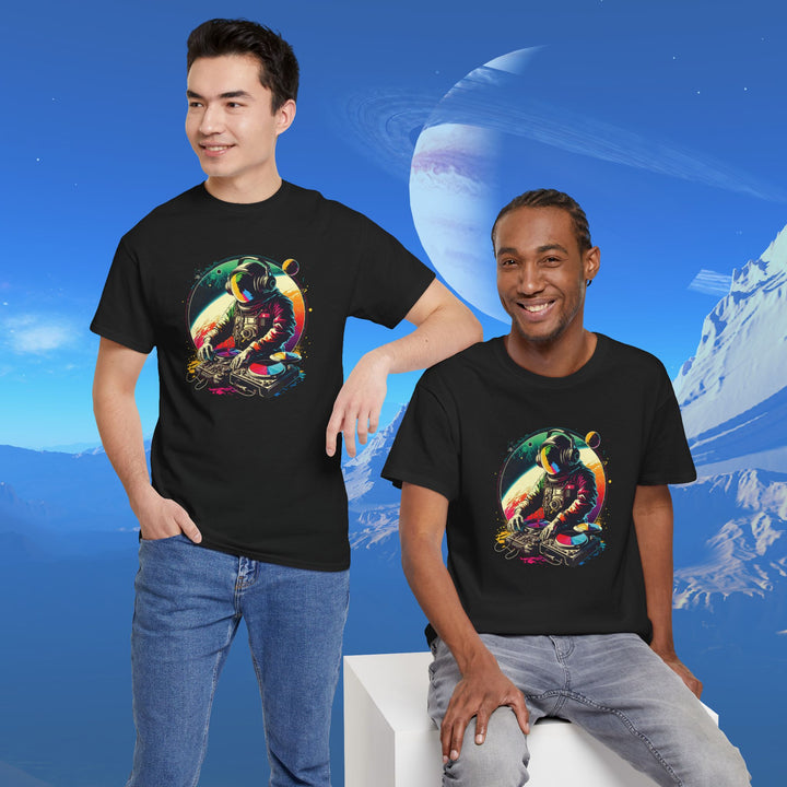 Cosmic DJ Astronaut Graphic T-Shirt - Swag Stash