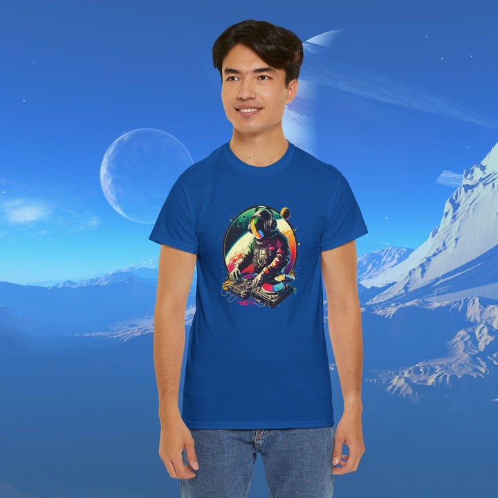 Cosmic DJ Astronaut Graphic T-Shirt - Swag Stash