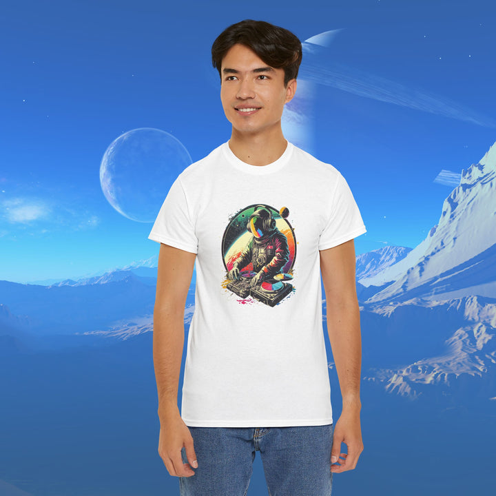 Cosmic DJ Astronaut Graphic T-Shirt - Swag Stash