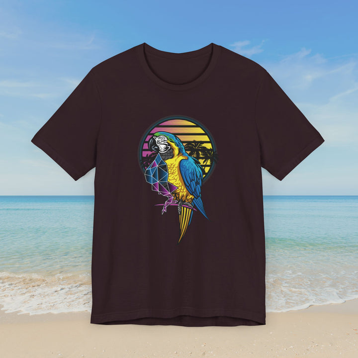 Tropical Parrot Vibes Unisex Jersey Short Sleeve Tee