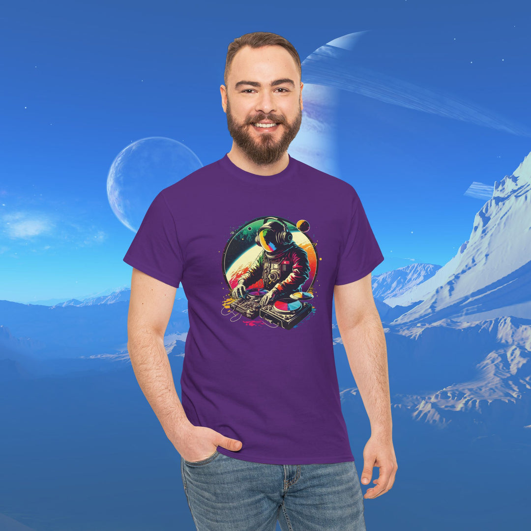 Cosmic DJ Astronaut Graphic T-Shirt - Swag Stash
