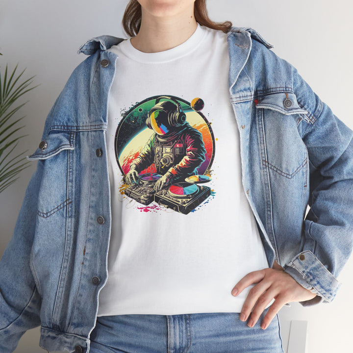 Cosmic DJ Astronaut Graphic T-Shirt - Swag Stash