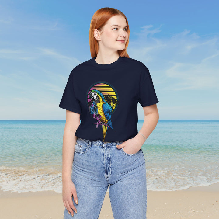 Tropical Parrot Vibes Unisex Jersey Short Sleeve Tee