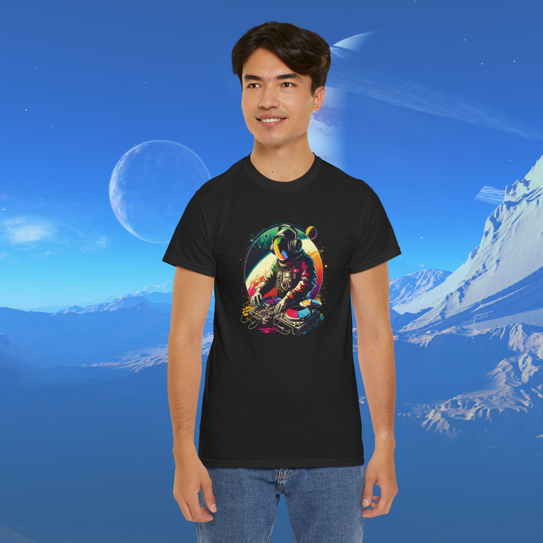 Cosmic DJ Astronaut Graphic T-Shirt - Swag Stash
