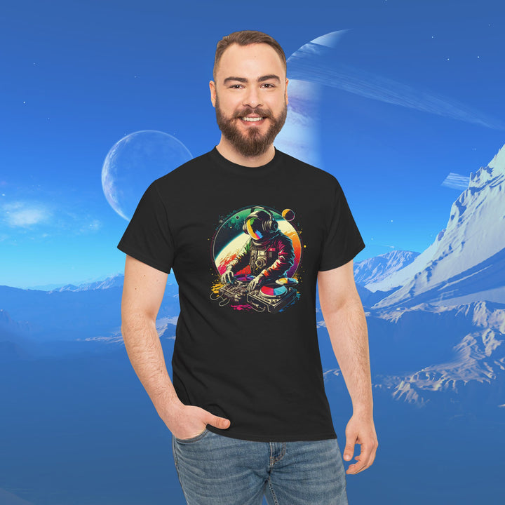 Cosmic DJ Astronaut Graphic T-Shirt - Swag Stash