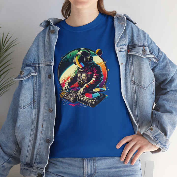 Cosmic DJ Astronaut Graphic T-Shirt - Swag Stash