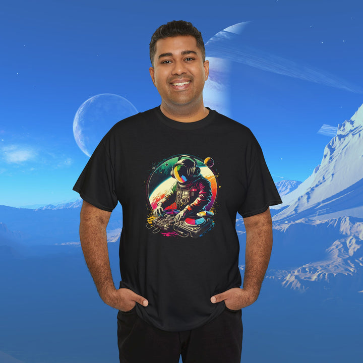 Cosmic DJ Astronaut Graphic T-Shirt - Swag Stash