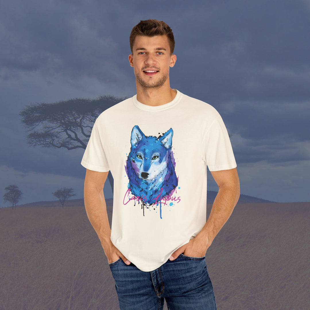 Canis Lupus Wolf Art Unisex Garment-Dyed T-Shirt