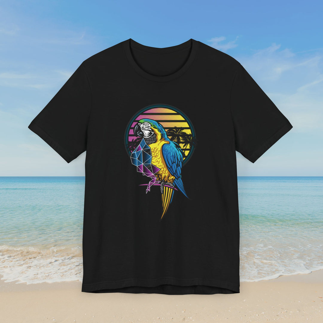 Tropical Parrot Vibes Unisex Jersey Short Sleeve Tee