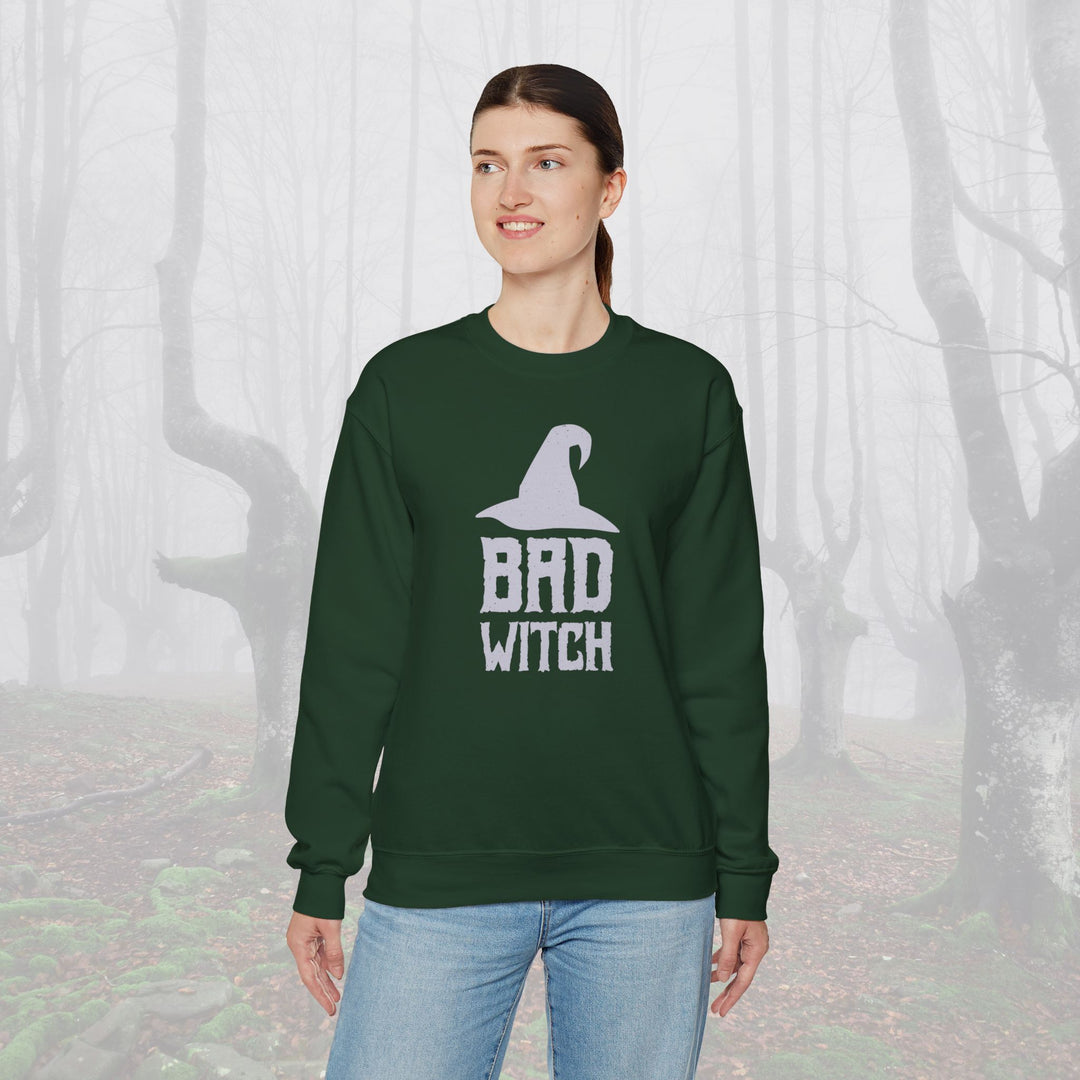 Bad Witch Vibes Unisex Crewneck Sweatshirt