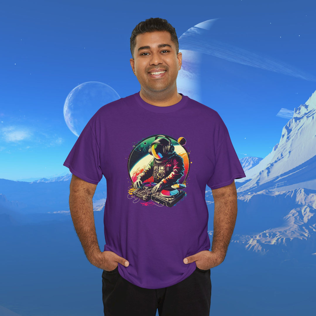 Cosmic DJ Astronaut Graphic T-Shirt - Swag Stash