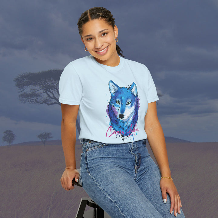 Canis Lupus Wolf Art Unisex Garment-Dyed T-Shirt