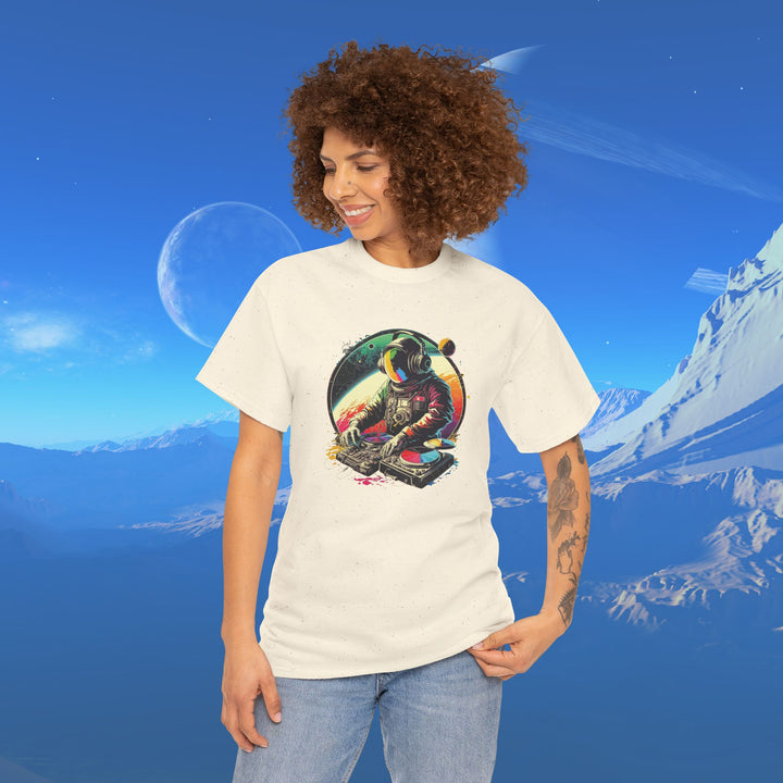 Cosmic DJ Astronaut Graphic T-Shirt - Swag Stash