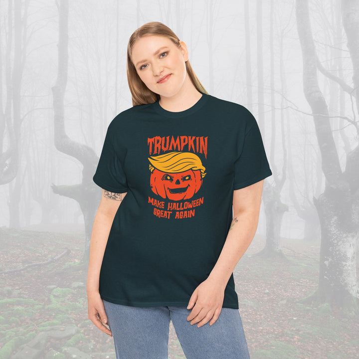 Trumpkin Halloween Unisex Cotton Tee