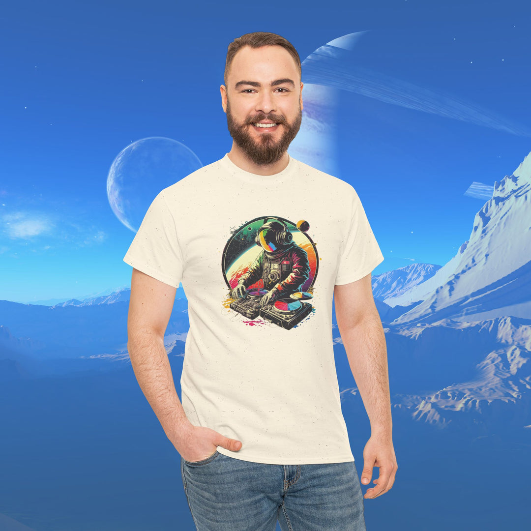 Cosmic DJ Astronaut Graphic T-Shirt - Swag Stash